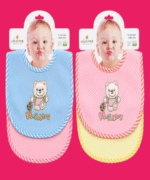 Baby-Premium-Soft-Feeding-Bibs-–-Cute-Embroidered-Multi-Color-Bib-2-Piece-Set