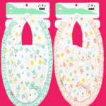 Baby Premium Soft Padded Feeding Bib – Cute Printed Ruffle Design