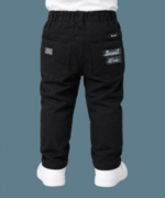 Boys Blue Washed Denim Cargo Jeanswith Drawstring Side Pockets 1 to3 Years