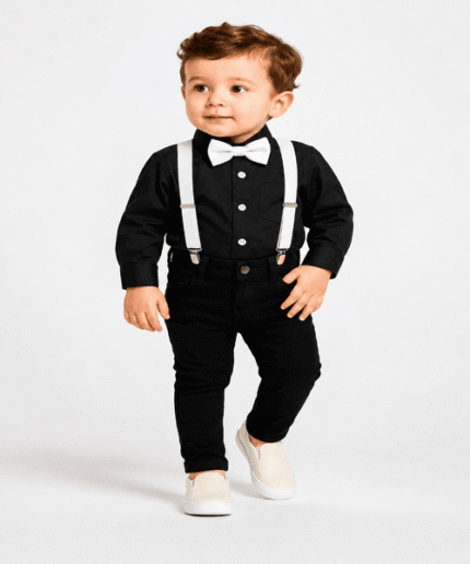 Boys-Formal-Shirt-Pant-Set-with-Bow-Tie-and-Gallus-Suspenders