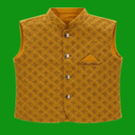 Boys Premium Embroidered Sequin Waistcoat with Golden Buttons 1 To 12 Years (12)