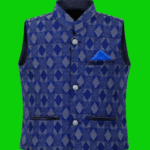 Boys Premium Embroidered Sequin Waistcoat with Golden Buttons 1 To 12 Years (13)