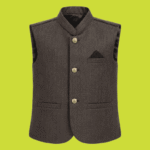 Boys Premium Embroidered Sequin Waistcoat with Golden Buttons 1 To 12 Years