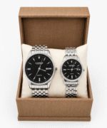 Carrier-Premium-Black-Dial-Silver-Couple-Watches-–-Mens-Ladies-Matching-Quartz-Gift-Set