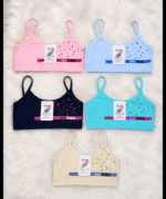 Girls Soft Cotton Training Bra BD – Heart Print Comfortable Fit - Image 3