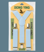 Kids_White_Adjustable_Elastic_Y-Back_Suspenders_with_Metal_Clips-removebg-preview - Image 2