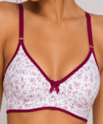 Ladies Floral Print Cotton Blended Full Coverage Bra – Soft & Comfortable Fit - Image 8