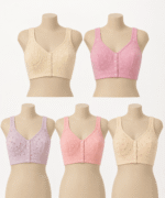 Ladies Front Closure Non-Padded Full Coverage Bra – Soft & Comfortable Fit - Image 3