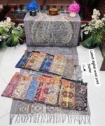 Ladies Highly Printed Rabit Woollen Scarf - Image 10