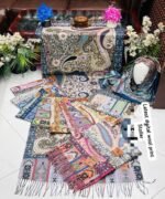 Ladies Highly Printed Rabit Woollen Scarf - Image 3