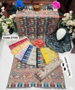 Ladies Highly Printed Rabit Woollen Scarf - Image 8