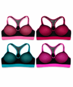 Ladies Padded Racerback Sports Bra – High Support & Comfortable Fit - Image 4
