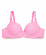 Ladies-Polka-Dot-Padded-Everyday-Bra-–-Soft-Comfortable