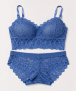 Ladies-Premium-Lace-Longline-Bra-Panty-Lingerie-Set