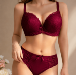 Ladies-Premium-Lace-Padded-Bra-Panty-Lingerie-Set-