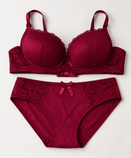 Ladies-Premium-Lace-Padded-Bra-Panty-Lingerie-Set-