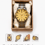 Mens-Classic-Gold-Dial-Two-Tone-Stainless-Steel-Watch