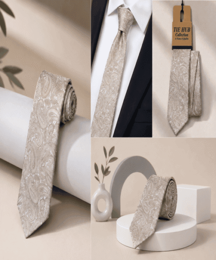Men’s Premium Geometric Pattern Formal Necktie (12)
