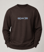 Men’s Premium  Logo Print Crew-Neck Sweatshirt – Full-Sleeve Casual Winter Wear - Image 2