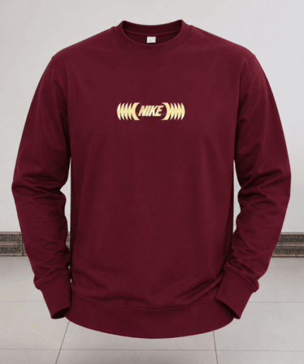 Men Maroon Sweatshirt, Men's Logo Sweatshirt, Maroon Crew Neck Sweatshirt, Men's Round Neck Sweater, Logo Print Sweatshirt, Men's Full Sleeve Sweatshirt, Gold Print Sweatshirt, Men's Winter Wear, Premium Men's Sweatshirt, Men's Casual Wear, Men's Streetwear, Maroon Pullover for Men, Men's Winter Sweatshirt, Men's Fashion Sweatshirt, Premium Men's Clothing