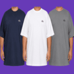Men’s Premium Plus-Size Oversized Drop-Shoulder T-Shirt – Soft Design (