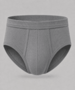 Men’s Premium Ribbed Cotton Full-Rise Brief – Soft Supportive Comfort Fit - Image 4