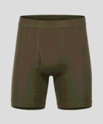 Men’s Premium Ribbed Cotton Long Boxer Brief – Front-Fly Supportive Comfort Fit - Image 4