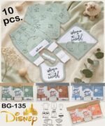 Newborn Baby Boys Premium Disney Bear Gift Box – Complete 11-Piece Cotton Clothing Set - Image 12