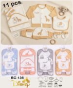 Newborn Baby Boys Premium Disney Bear Gift Box – Complete 11-Piece Cotton Clothing Set - Image 2