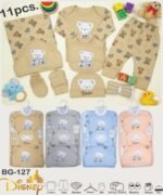 Newborn Baby Boys Premium Disney Bear Gift Box – Complete 11-Piece Cotton Clothing Set - Image 20