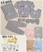 Newborn Baby Boys Premium Disney Bear Gift Box – Complete 11-Piece Cotton Clothing Set - Image 6