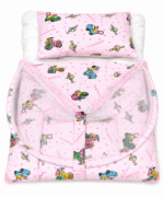 Newborn Baby Premium Carry Nest with Mosquito Net – Soft Padded & Comfortable - Image 2