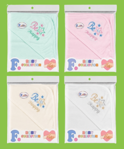 Newborn-Baby-Premium-Hooded-Receiving-Blankets-–-Soft-Embroidered-Multi-Color-Collection