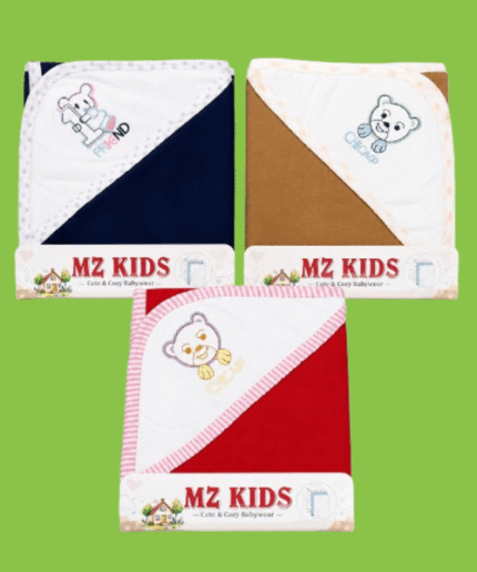 Newborn-Baby-Premium-Hooded-Receiving-Blankets-–-Soft-Embroidered-Multi-Color-Collection