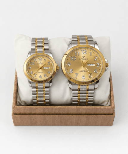 Sophier-Premium-Two-Tone-Couple-Watches-–-Mens-Ladies-Matching-Day-Date-Wristwatch-Set
