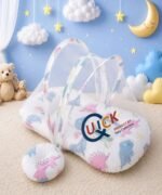 Newborn Baby Premium Carry Nest with Mosquito Net – Soft Padded & Comfortable - Image 5