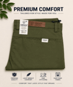 Men strech milky cotton chino pent - Image 12