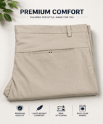 Men strech milky cotton chino pent - Image 5