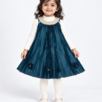 Baby Girls White Sequin Party Dress