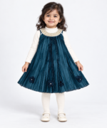 Baby Girls White Sequin Party Dress