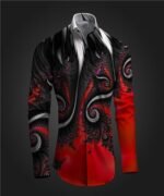 Men Premium Baroque Print Dress Shirt – Luxury Formal & Party Wear