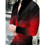 Men Premium Baroque Print Dress Shirt – Luxury Formal & Party Wear
