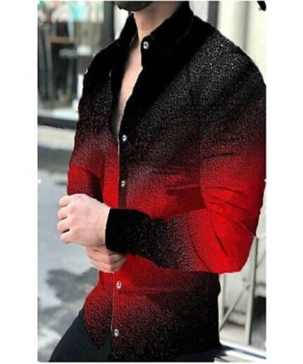 Men Premium Baroque Print Dress Shirt – Luxury Formal & Party Wear