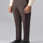 Men’s Dark Brown Premium Formal Dress Pant Office & Business Wear