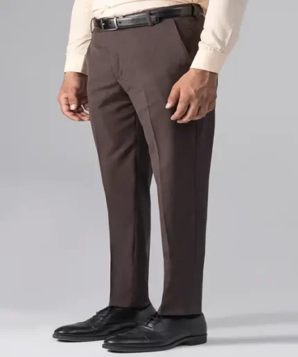 Men’s Dark Brown Premium Formal Dress Pant Office & Business Wear