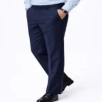 Men’s Navy Blue Premium Formal Dress Pant – Office & Business Wear