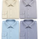 Men’s Premium Dobby Formal Dress Shirts