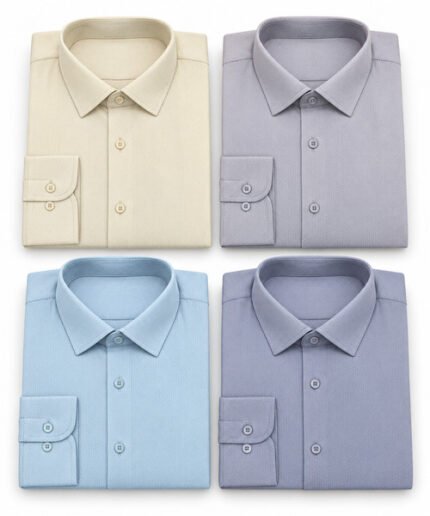 Men’s Premium Dobby Formal Dress Shirts