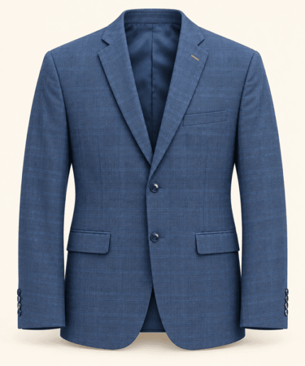 Men’s Premium Olive Grey Tailored Formal Blazer – Office, Business & Party Wear (4)